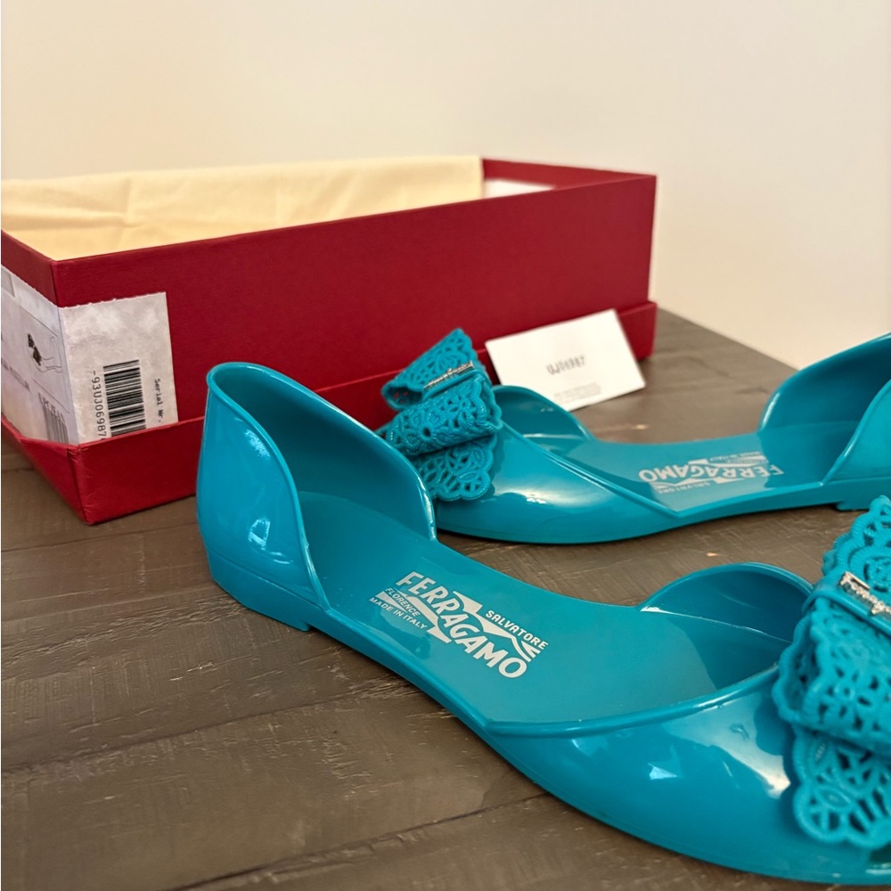 Salvatore Ferragamo Women's Blue Flats